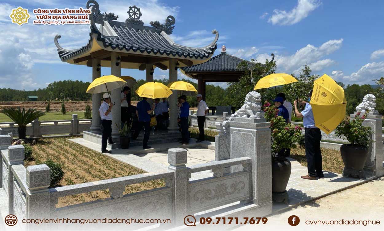 Cấp chính quyền trực tiếp THAM QUAN và THỊ SÁT tại Công Viên Vĩnh Hằng Vườn Địa Đàng Huế